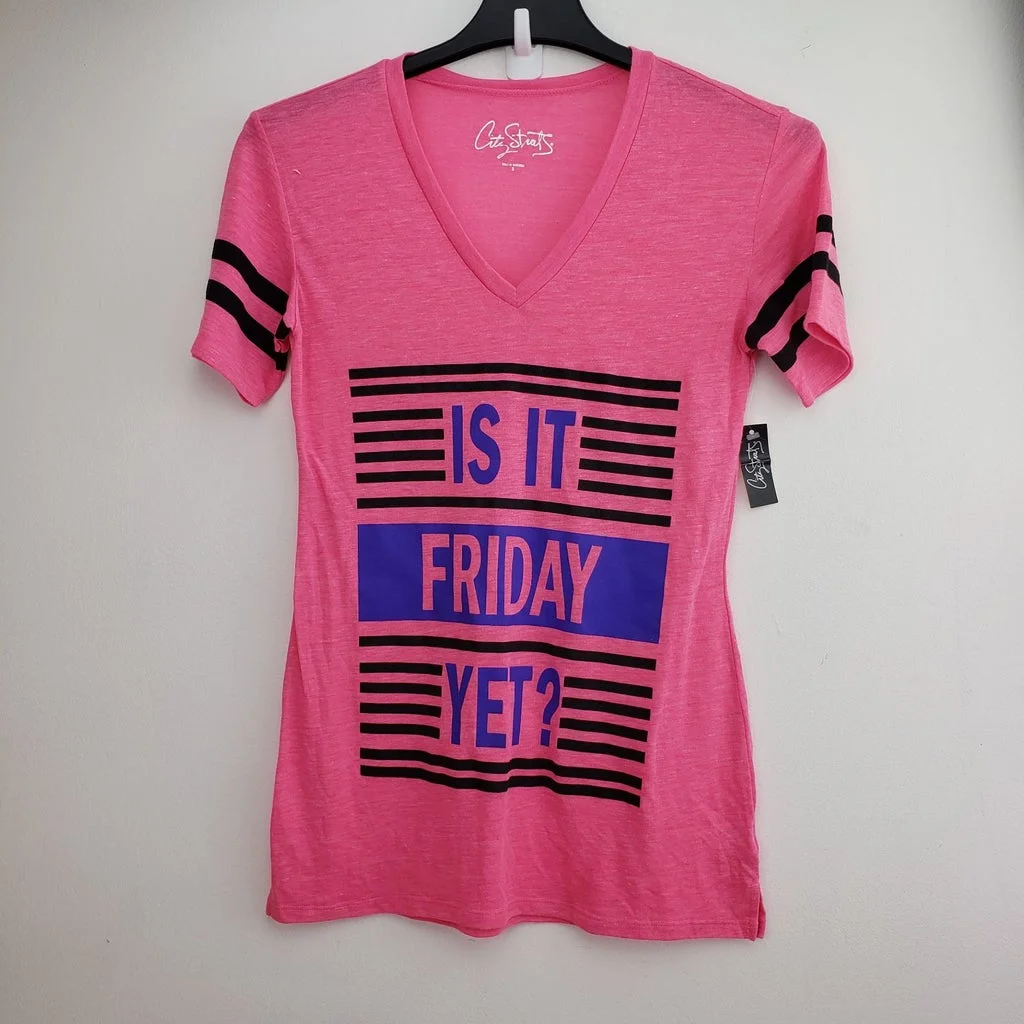 NEW GRAPHIC T-SHIRT TEE Women's Size S