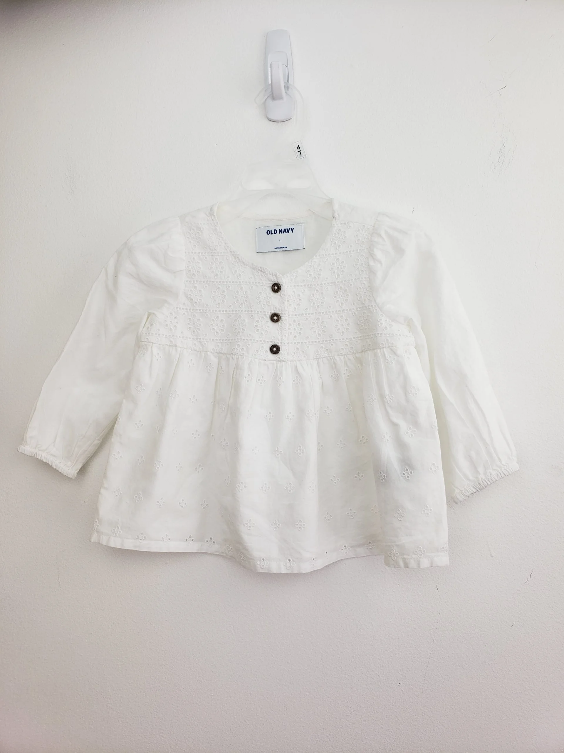 NEW Spring/Summer long sleeve BLOUSE Toddler Girl Size 2T